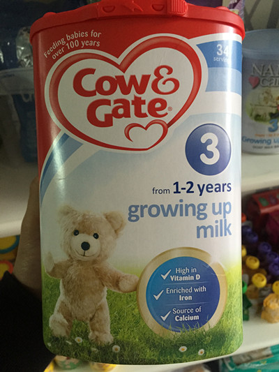 直邮现货英国英版牛栏3段成长奶粉1-2岁 清淡不上火增强免疫力