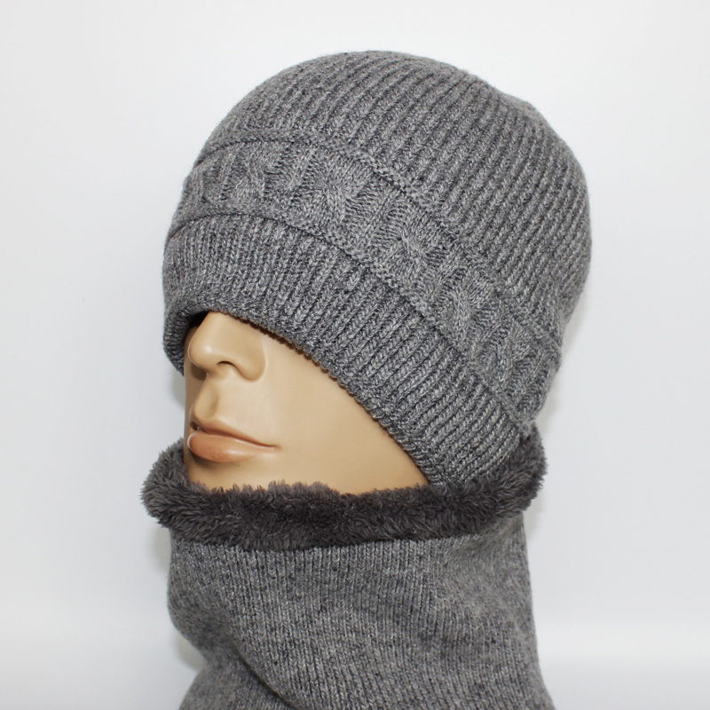 适尔冬双层加厚男士帽子户外羊毛针织帽秋冬季毛线帽保暖包头帽