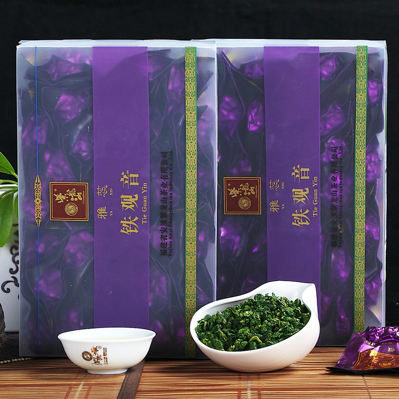 紫龙山春茶清香型安溪铁观音乌龙茶叶拍二送礼品袋