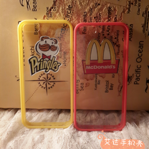 吃货派 薯片 麦当劳 iPhone6/5S Cas 苹果三星S5/Note3/2  手机壳