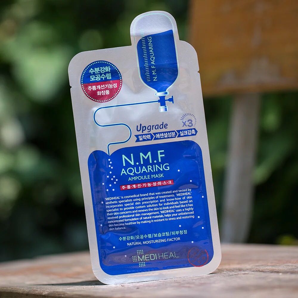 韩国代购正品可莱丝NMF水库针剂面膜M版3倍补水保湿面膜贴10片