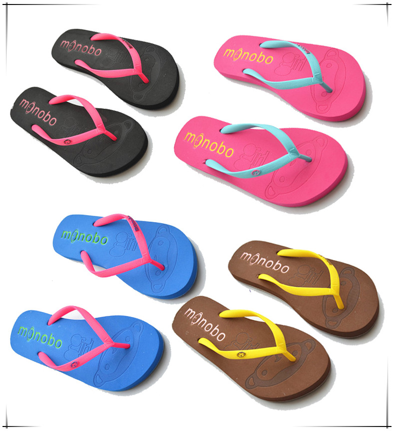包邮MONOBO泰国小猴子新款夏季女平底沙滩夹脚防滑人字拖凉拖鞋