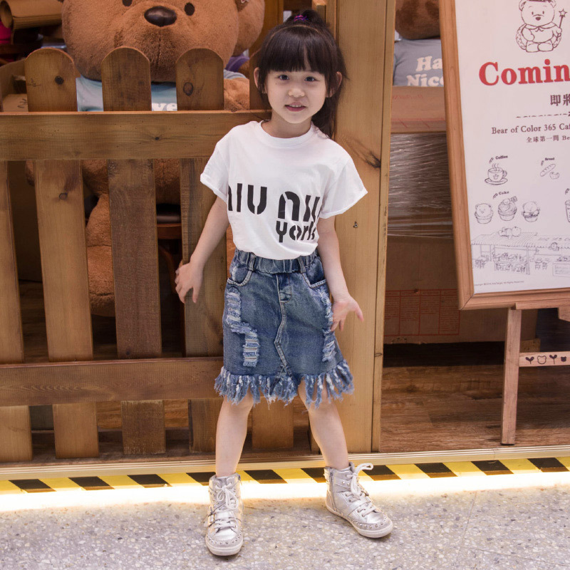 2016夏新款韩版女童短袖T恤中小童上衣童装学生T厂家批发一件代发