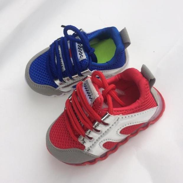 1-2-3岁小童鞋纯色系带网布婴儿鞋男童女童宝宝学步鞋休闲运动鞋