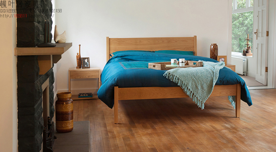 A30全实木床榆木现代中式气压高箱储物床1.8米双人床家具榆木床