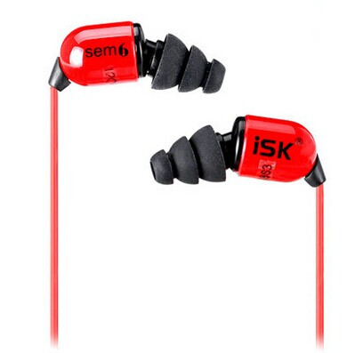 ISK sem6监听耳机 高端入耳式监听耳塞舒适型 电脑用K歌主播耳机