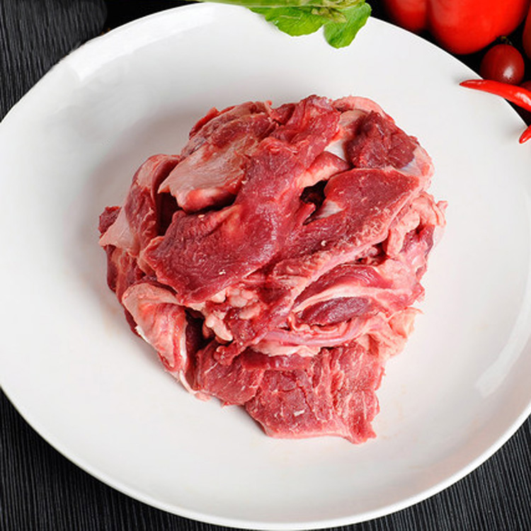 澳洲鲜冻牛肉 牛肉 冻牛肉 鲜嫩无比小块牛肉500g
