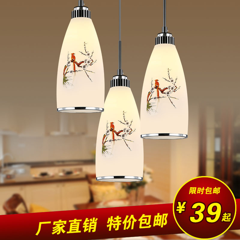 三头餐厅灯吊灯创意LED个性吧台吊灯简约现代餐厅灯具时尚餐吊灯