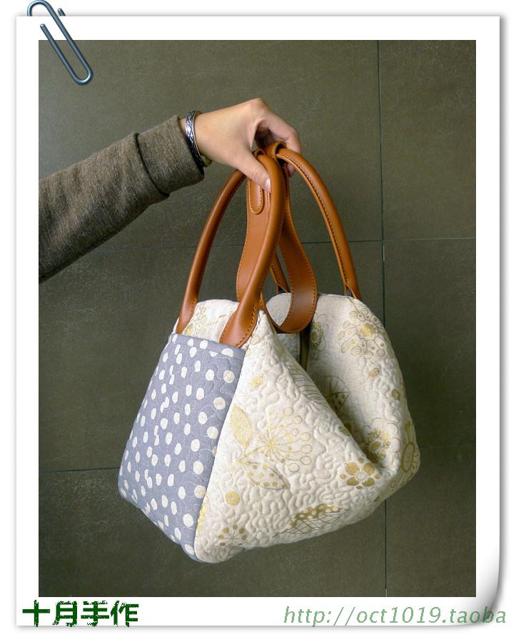 十月乐缝原创拼布DIY材料包 两用背包　 进口材料