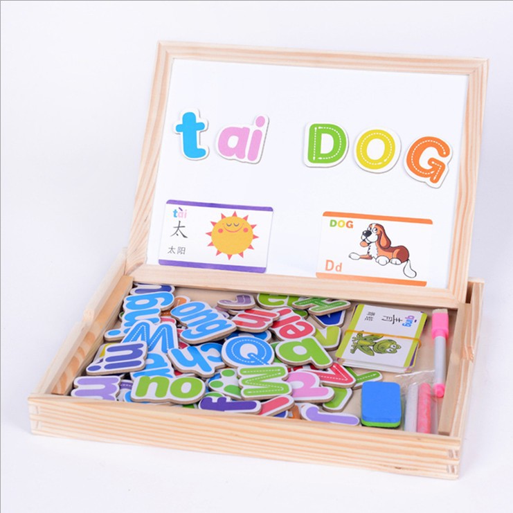 厂家直销 双面磁性 拼拼乐画板 儿童早教木制玩具