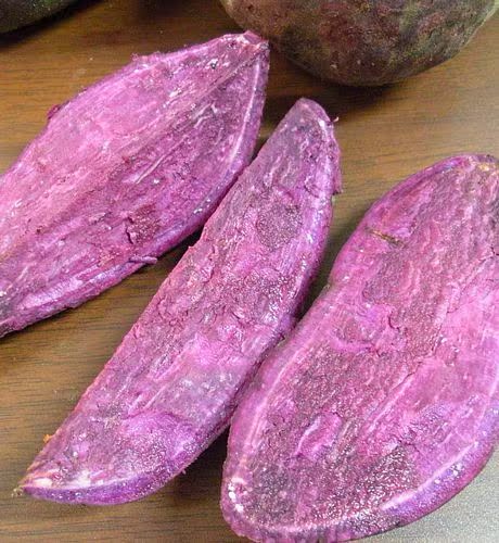 高州特产地瓜 紫心番薯 抗癌美容营养粗粮  新鲜紫薯仔 5斤包邮