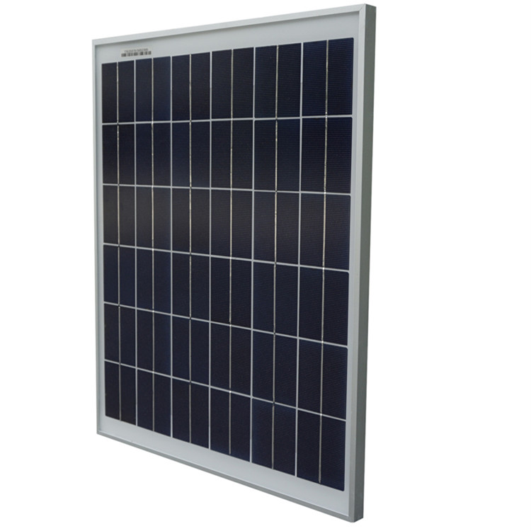 20W瓦多晶太阳能电池板 充12v电瓶 家用太阳能板光伏发电系统组件