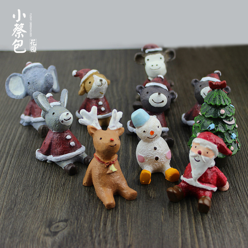 韩国多肉花盆圣诞版礼品 zakka杂货礼物 仰望 守望星空摆件工艺品