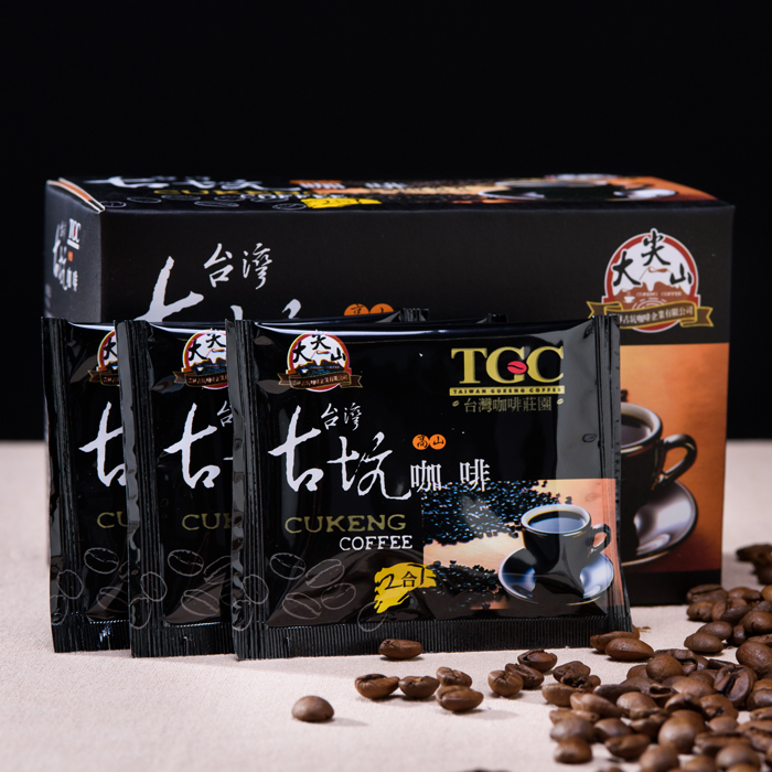 台湾大尖山古坑咖啡 二合一速溶咖啡 高山冻顶即溶进口咖啡 包邮