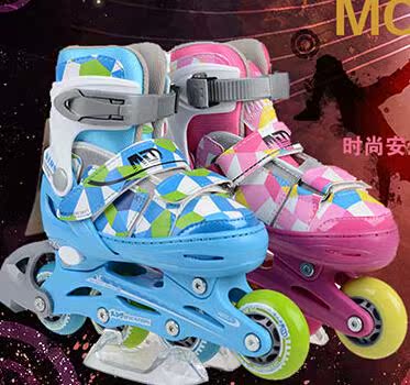正品经典MOD儿童鞋溜冰全套装MOD轮滑鞋儿童轮滑鞋直排可调鞋