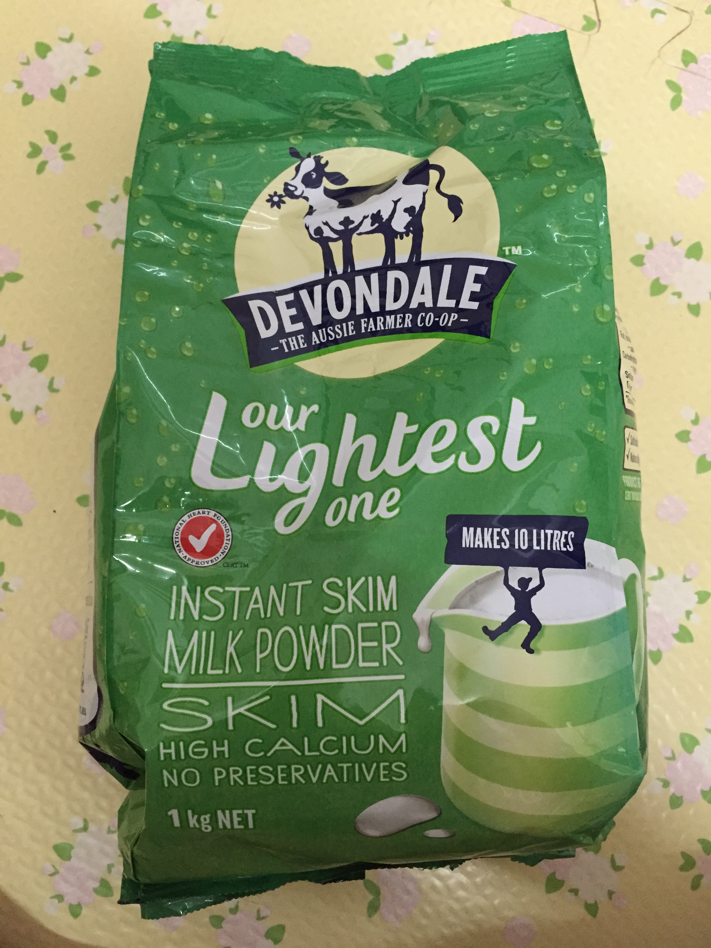Devondale德运脱脂高钙澳洲成人奶粉
