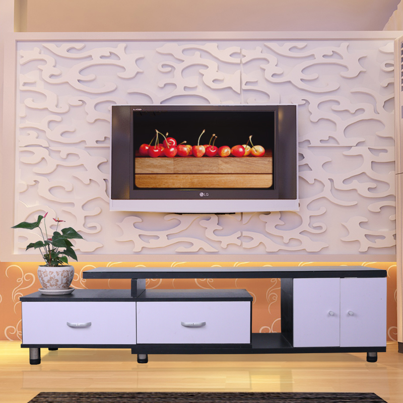 电视柜伸缩简约地柜环保木质家具客厅组合钢化玻璃新款电视机柜
