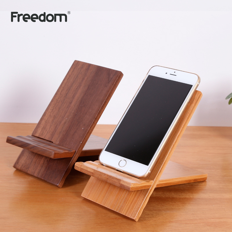 iPhone 6 Plus 创意竹木座 4.7寸懒人木制木质支架手机固定支架