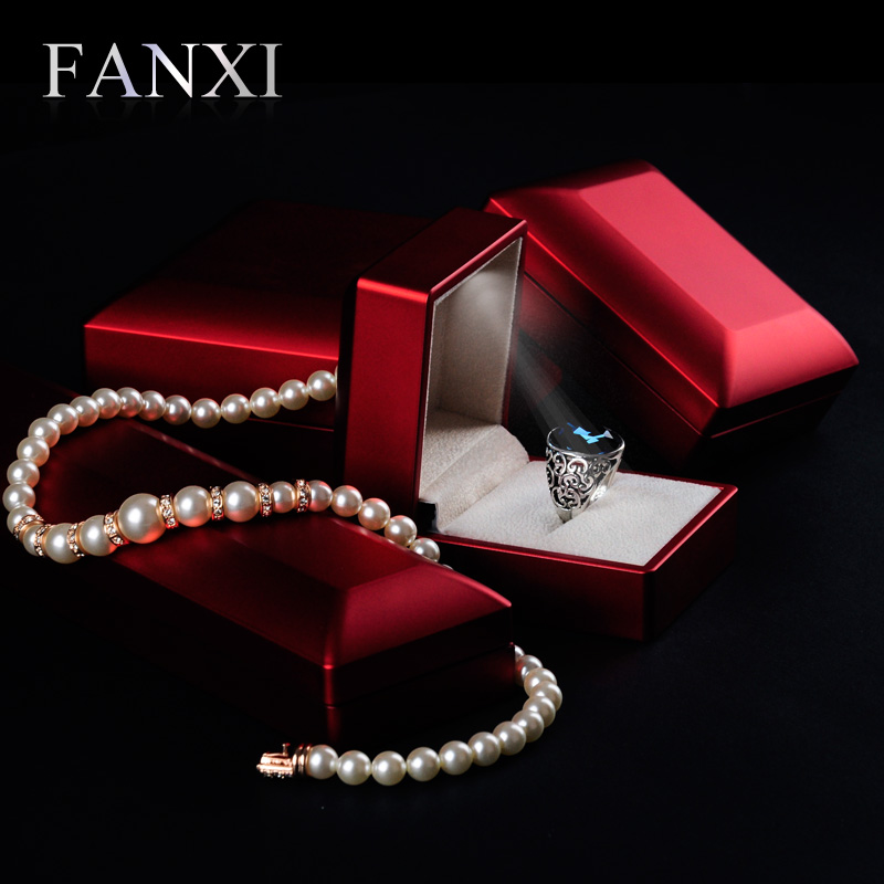 凡西珠宝创意求婚LED戒指盒结婚礼钻戒盒子礼物手镯项链盒