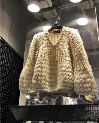 韩国代购东大门16秋季新款可爱镂空针织衫V领纯色套头毛衣女外套