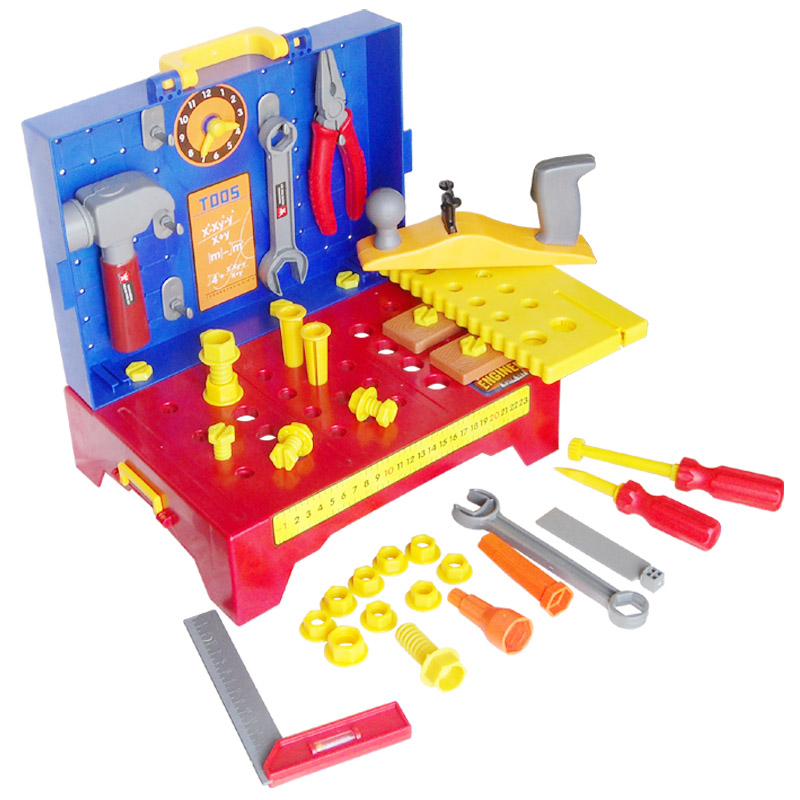 乐婴坊 仿真工具箱儿童过家家玩具 男孩玩具工具组合 六一节玩具