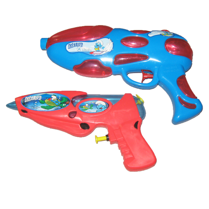 高乐蓝精灵宝宝呲水枪儿童喷水枪光头强水炮幼儿园戏水玩沙玩具枪