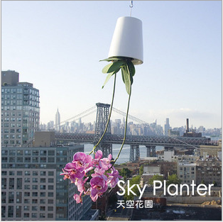 创意家居装饰Sky Planter天空花园  后现代悬挂倒立置植物吊花盆