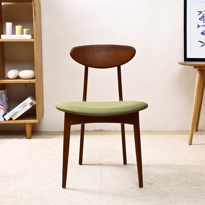 蝴蝶椅 设计师椅 创意咖啡厅简约靠背休闲书桌椅 北欧实木餐椅子