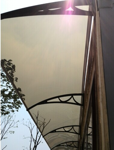 120CM透明雨棚/贝特静音雨篷别墅阳台露台上海无锡苏州安装包邮