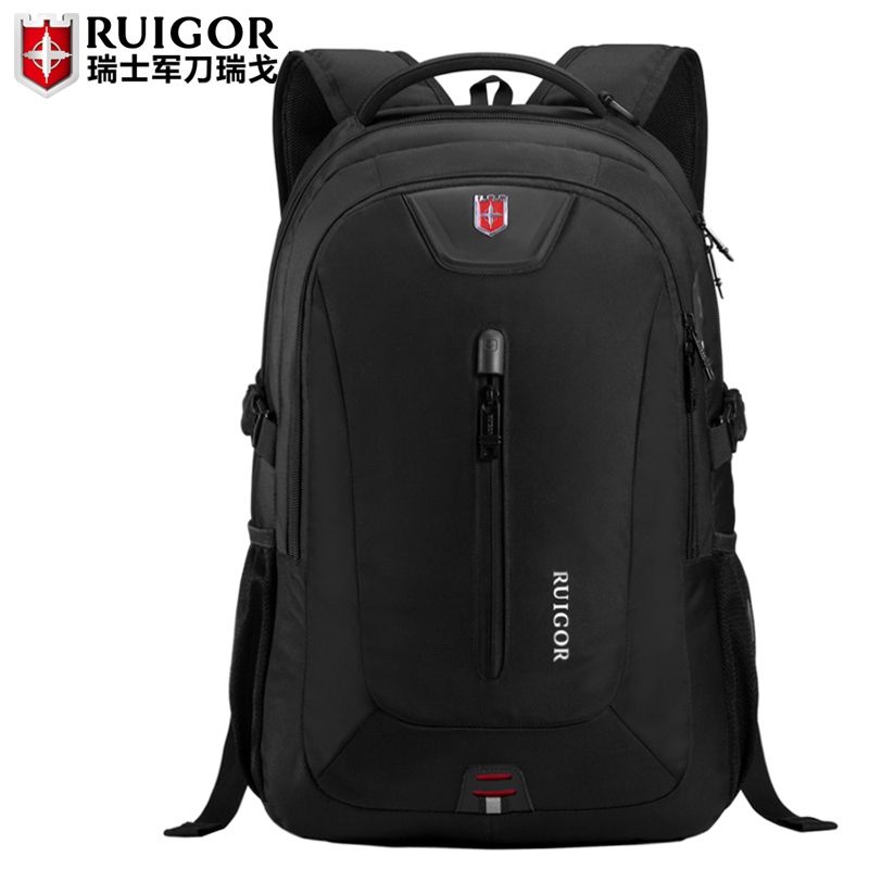 瑞戈瑞士军刀男女中学生大容量商务休闲电脑双肩包旅行包背包书包
