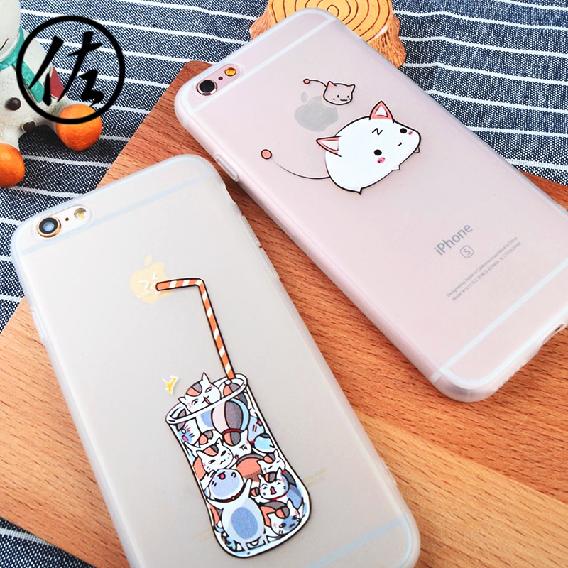 佐图 iPhone6硅胶创意全包6s挂绳磨砂软壳苹果6plus可爱卡通日韩