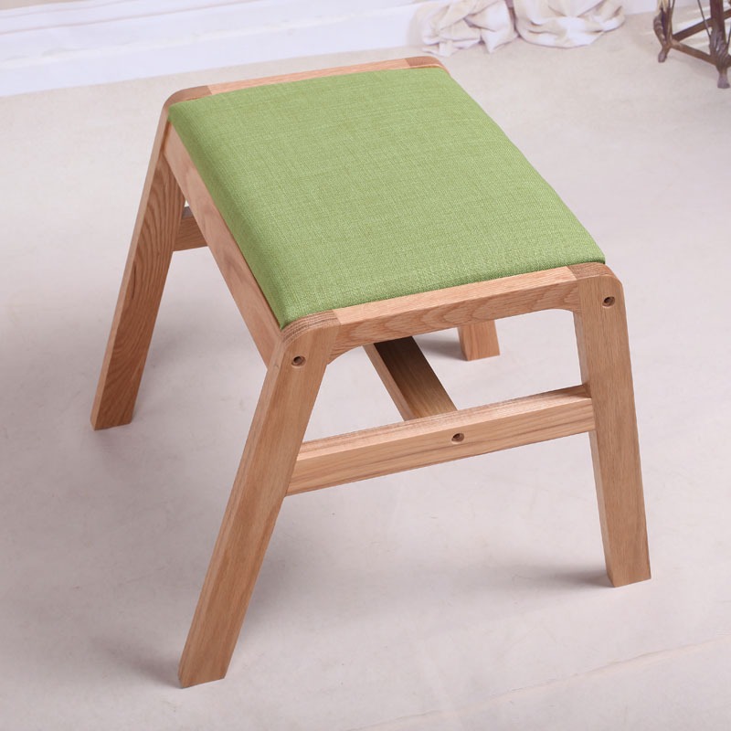 欧式田园梳妆台凳换鞋凳化妆台凳子法式实木软包坐凳现代沙发凳子
