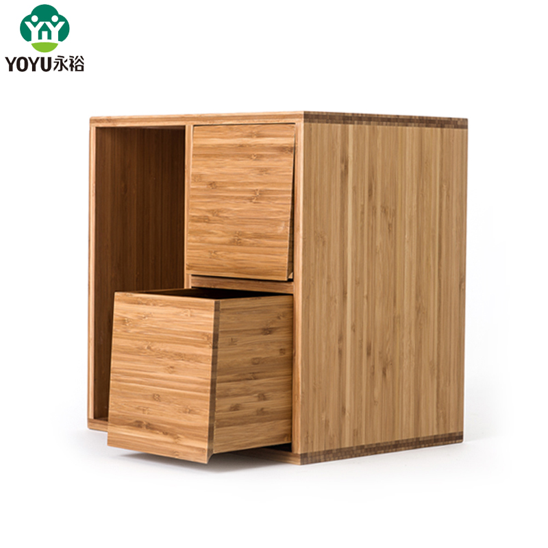 永裕楠竹家具储物柜简易书柜自由组合收纳盒整理箱办公柜格子柜