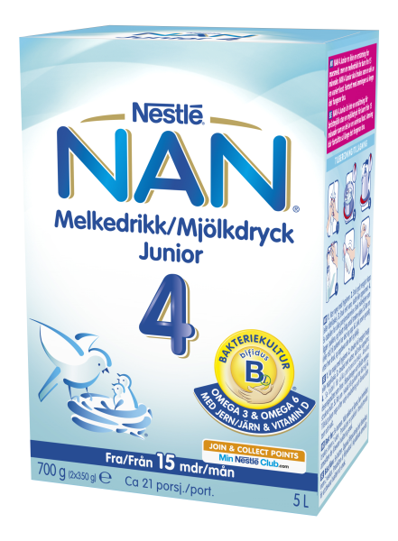 北欧瑞典代购 瑞士生产Nestle雀巢婴幼儿奶粉4段/15月龄以上700g