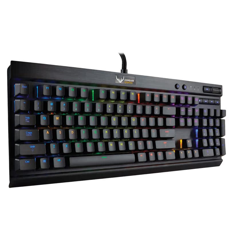 包顺丰海盗船k70 RGB机械键盘可变背光游戏全键无冲樱桃轴红茶青