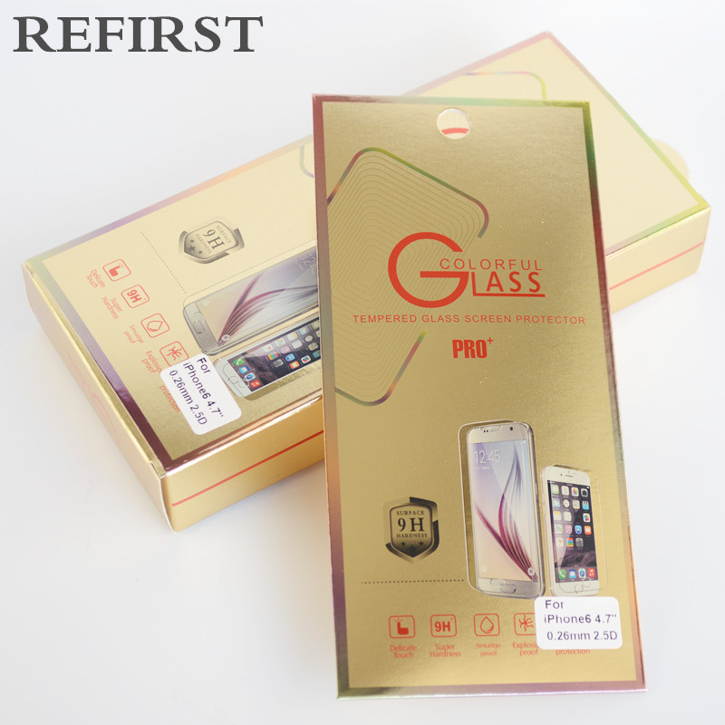 REFIRST苹果6S抗蓝光钢化玻璃膜iphone6Plus高清4S/5s手机保护膜