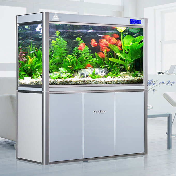 森森鱼缸水族箱生态玻璃鱼缸森森龙鱼缸1米5底过滤鱼缸HLT-1518FD