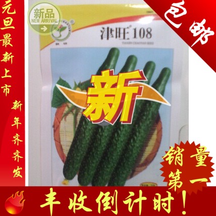 津旺黄瓜种子蔬菜种子原包装 高产 黄瓜种子-阳台种植 20g包邮