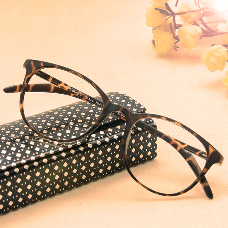 豹纹tr90超轻时尚潮款学生眼镜框 全框近视眼镜架 配眼镜 896