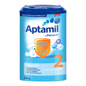 2罐装德国代购爱他美2段婴幼儿奶粉 保税区现货新版Aptamil二段