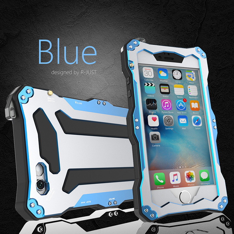 iPhone6plus手机壳苹果6splus防水保护套金属三防全包防摔防尘5.5