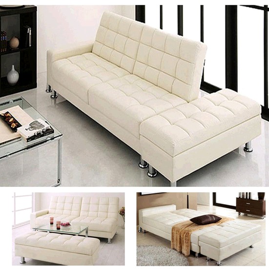 布艺沙发床1.2米多功能可折叠拆洗沙发双人位加脚踏储物沙发1.8米