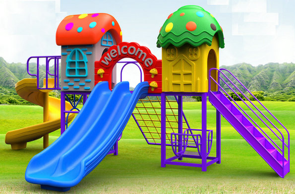 幼儿园大型滑梯 小博士滑梯玩具 儿童户外大型塑料组合游乐设备