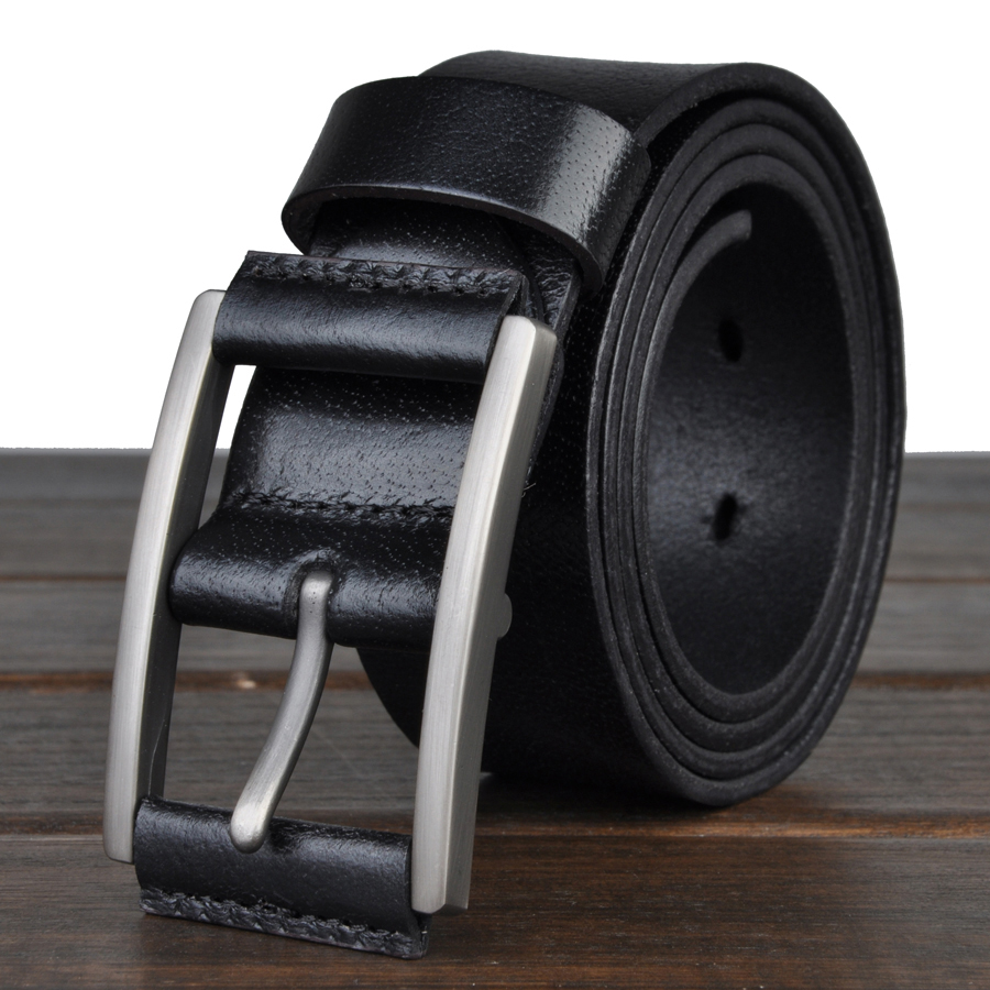 2015新款皮带士针扣商务腰带韩版头层皮带