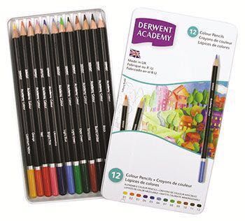 英国 derwent德韵 专业彩色铅笔 12色 24色 36色 涂鸦书的伴侣