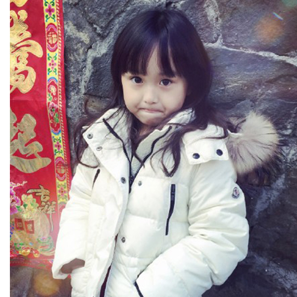 童装冬装新款2015羽绒服韩版中长款加厚儿童外套超大貉子毛领