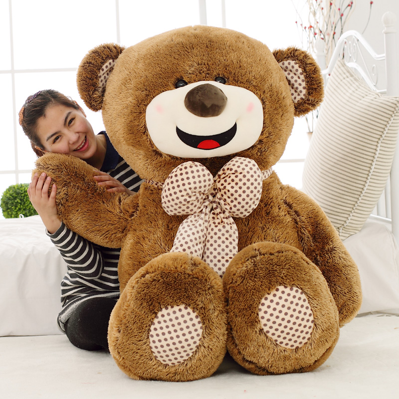 正版开心泰迪熊 超大号可爱抱抱熊毛绒公仔玩具玩偶 生日礼物女生