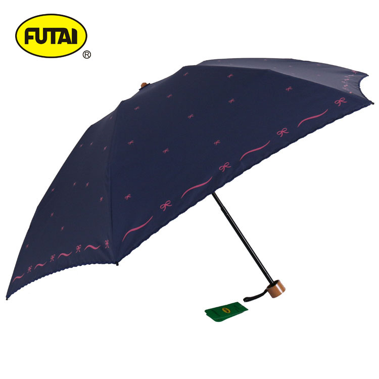 正品台湾福太洋伞 遮蔽布超强防紫外线三折遮阳伞 超轻降温防晒伞