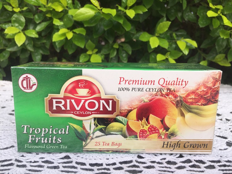 斯里兰卡红茶绿茶 原装进口 RIVON水果茶 锡兰绿茶包25包