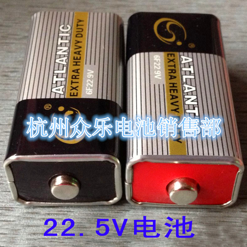 世强22.5V电池15F20 碳性叠层22.5V叠层电池 万能表电池 特殊电池